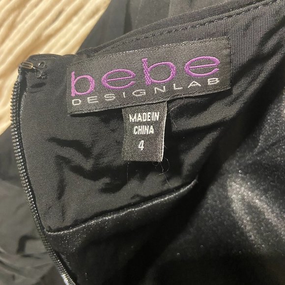 Bebe Short Halter Cocktail Dress - Picture 5 of 7